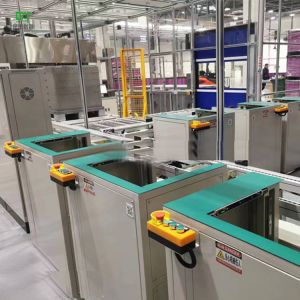 Production Line for Battery Turnover Detection